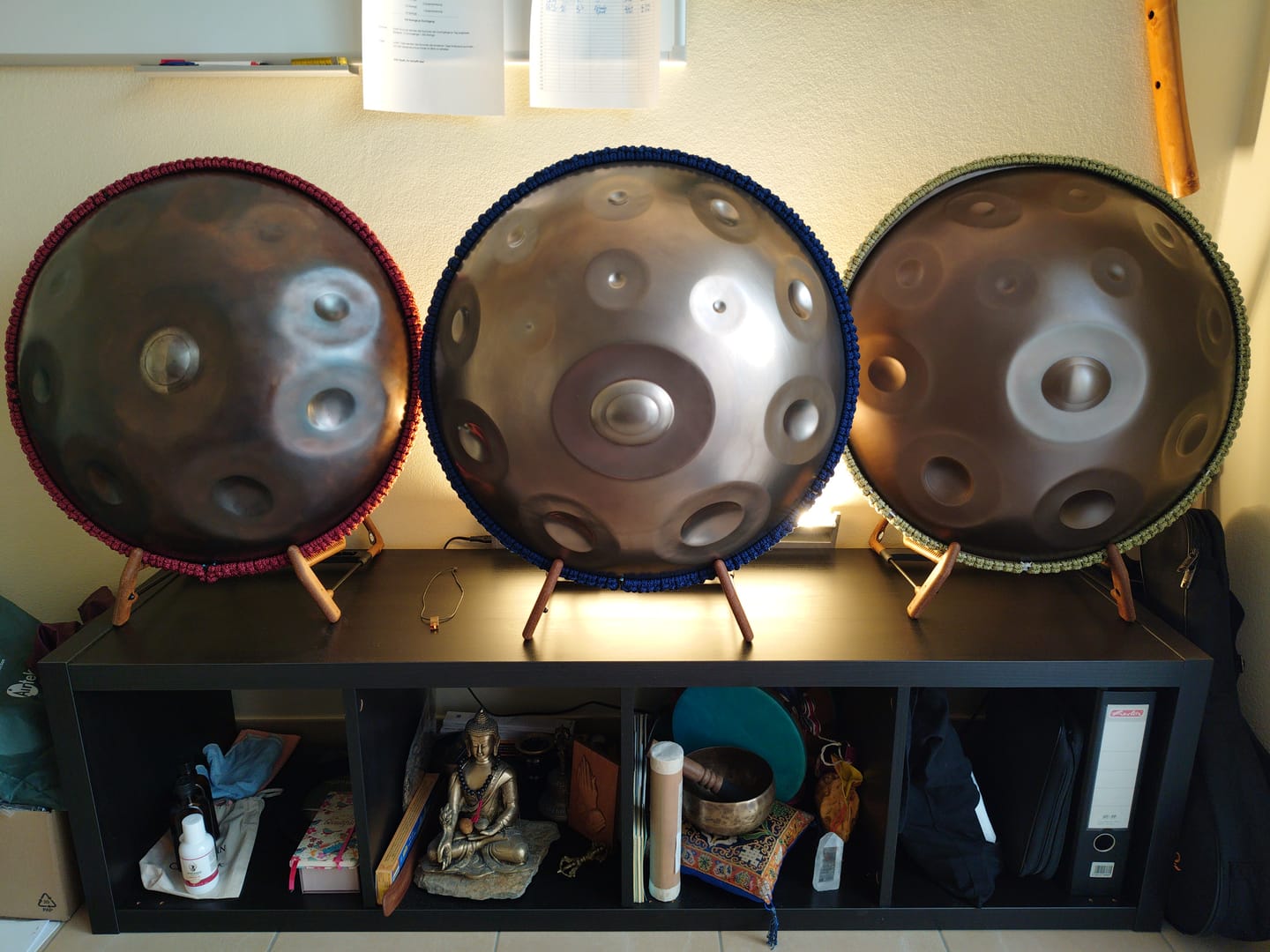 Customer photo review of Handpan Halter / Allzweck Musikinstrumentenständer