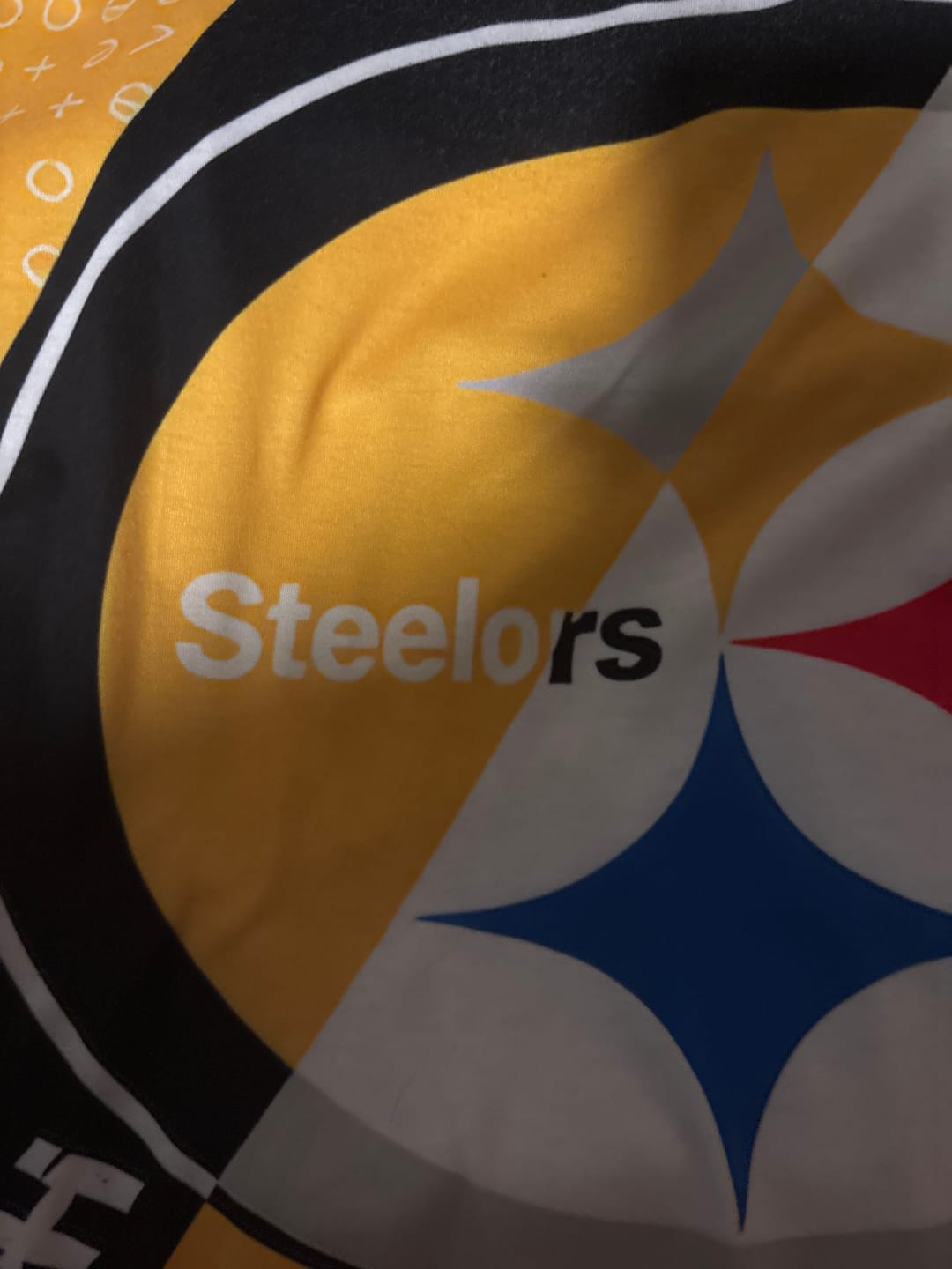 Customer photo review of Steelers Men's Plus Size Short Sleeve T-Shirt