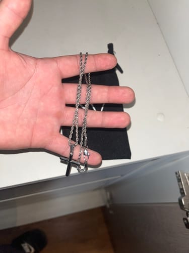 Customer photo review of Crucifix Pendant
