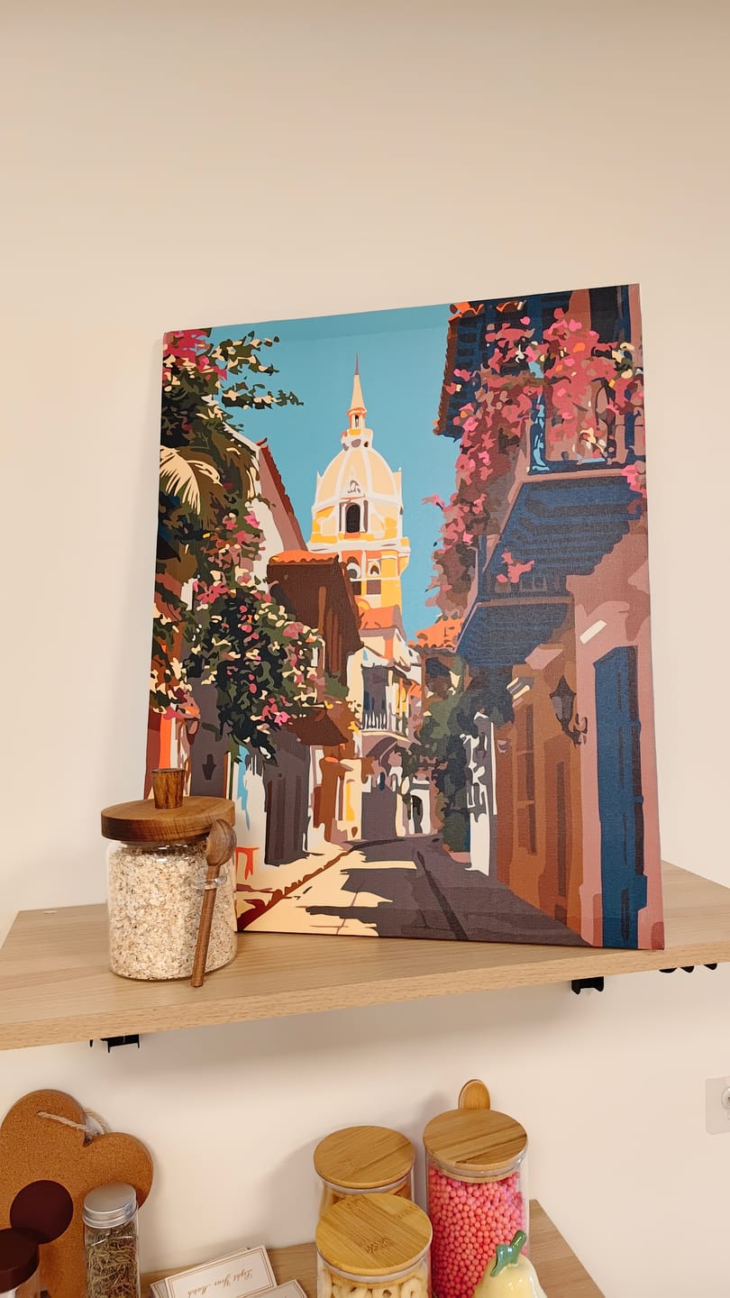 Customer photo review of Cartagena | Paint by Number