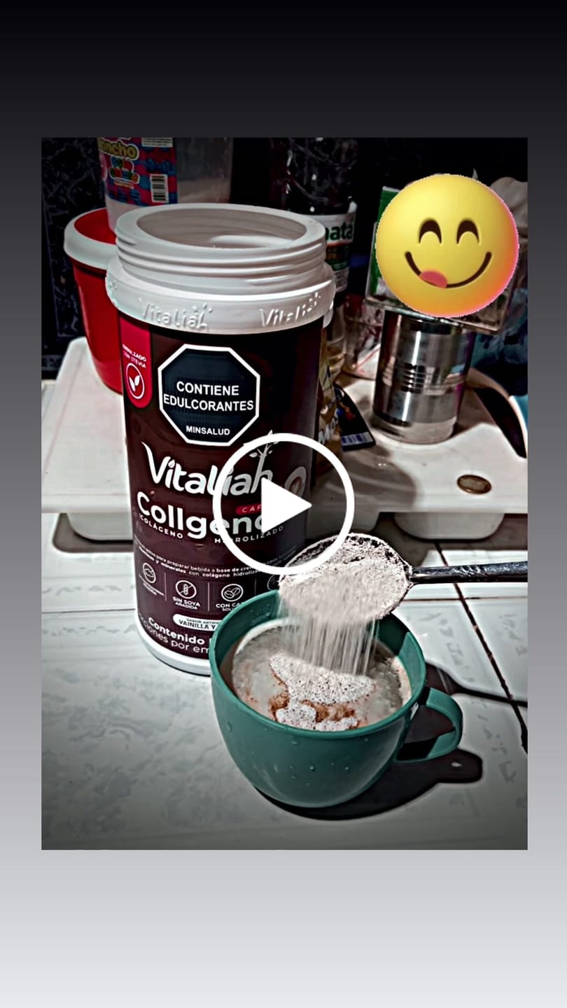 Customer video review of Bebida con Colágeno Hidrolizado sabor Café - 700g