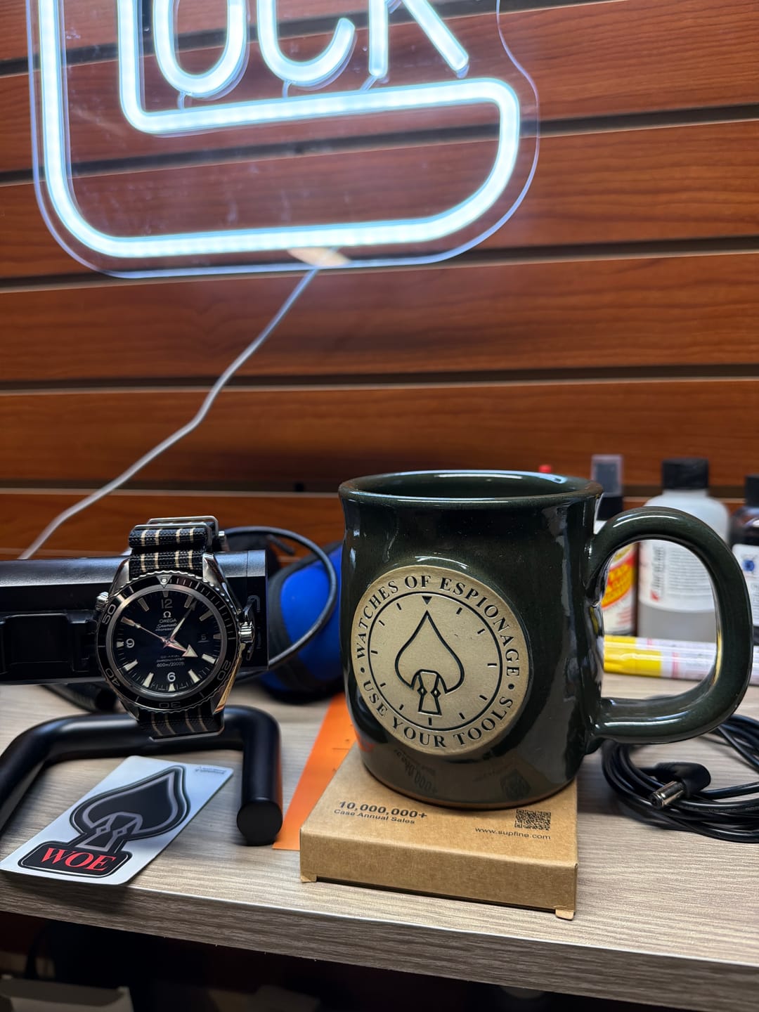 Customer photo review of W.O.E. Coffee Mug - NEW USA SPEARHEAD VERSION