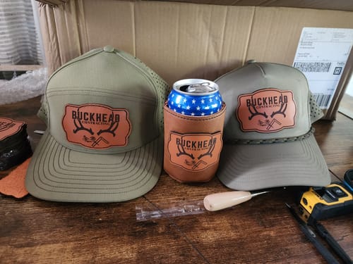 Customer photo review of Custom Leather Patches only