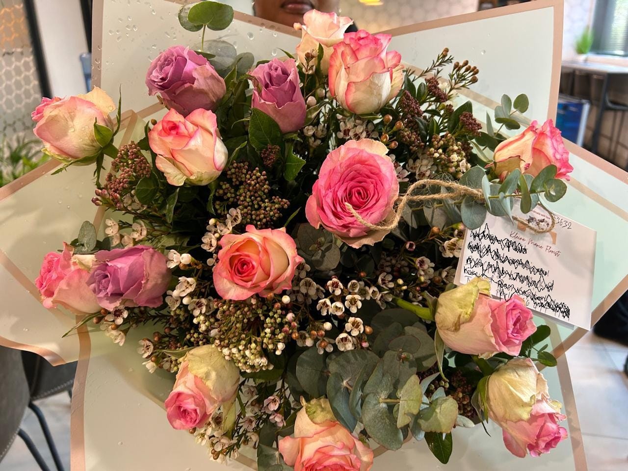 Customer photo review of Sweetheart Rose Bouquet