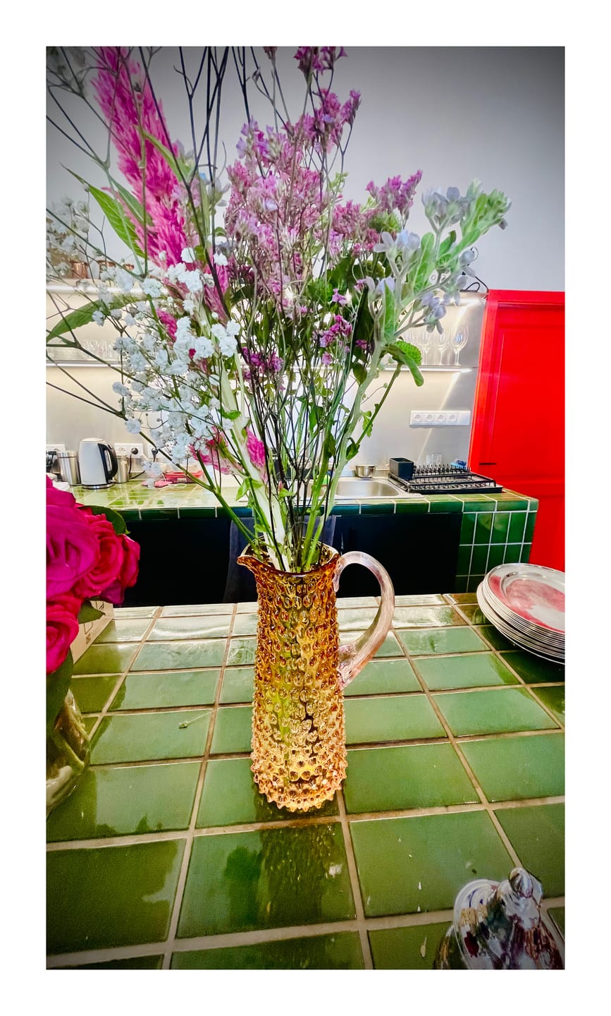 Customer photo review of Vysoký Hobnail Džbán Sunrise