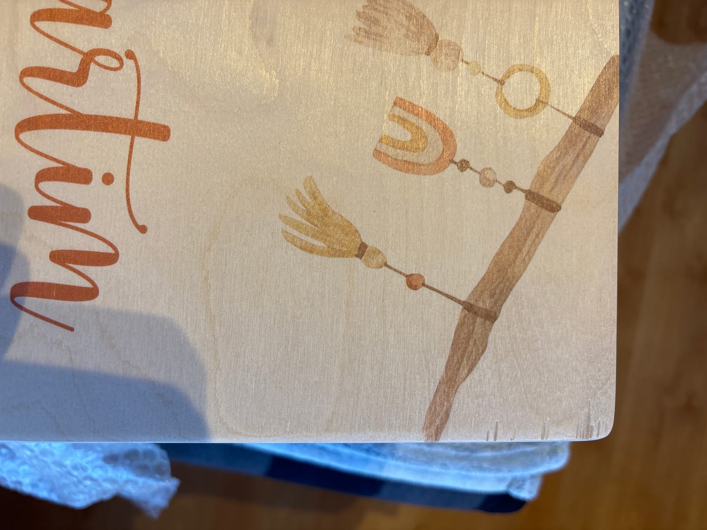 Customer photo review of Erinnerungsbox Baby Elephant Boho