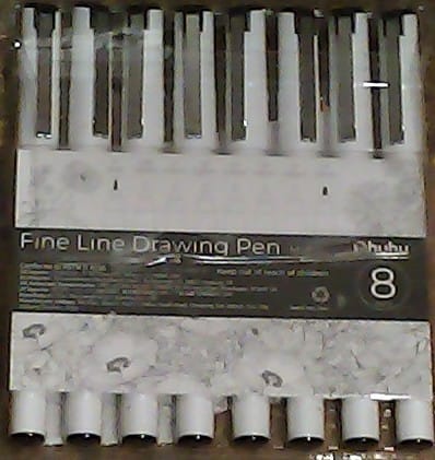 Customer photo review of Ohuhu Fineliner Drawing Pen, 8 Pack