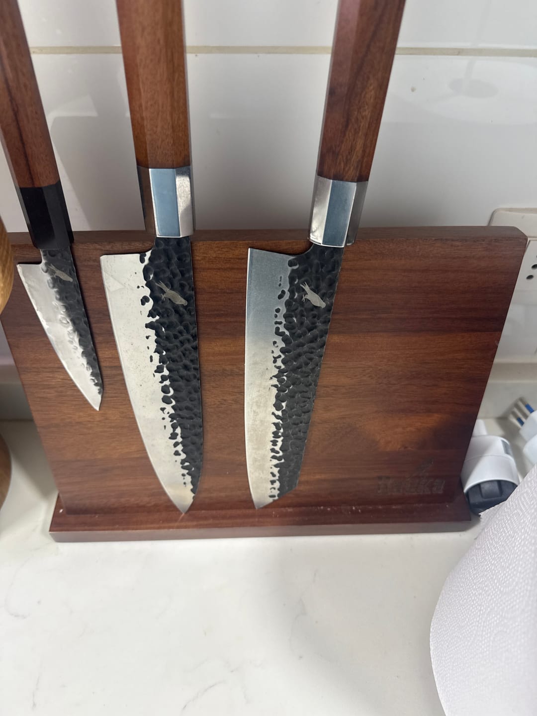 Customer photo review of Cuchillo de Chef de Acero Inoxidable 35cm "Mizu"