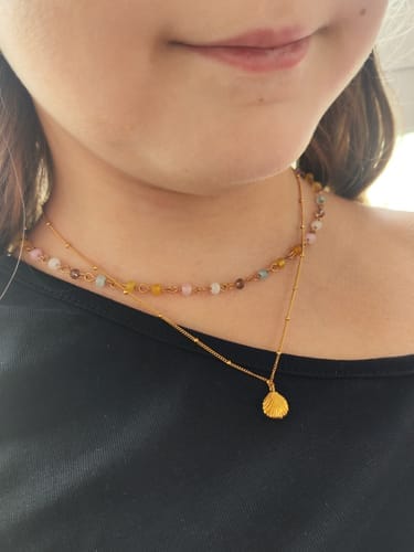 Customer photo review of Collar Concha Marina