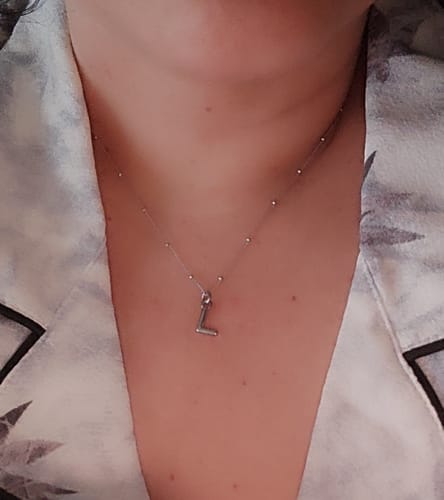 Customer photo review of Collar Círculo Inicial