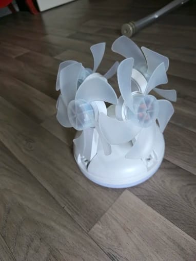 Customer photo review of Calviro AirGlow™ Plafondventilator