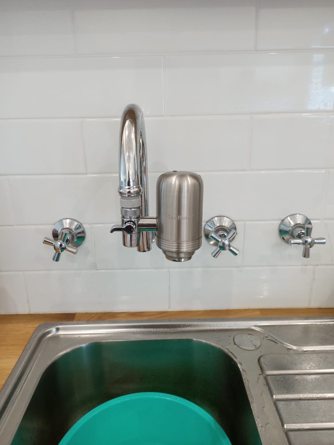 Customer photo review of EcoPure™ Stainless Steel Tap Water Filter
