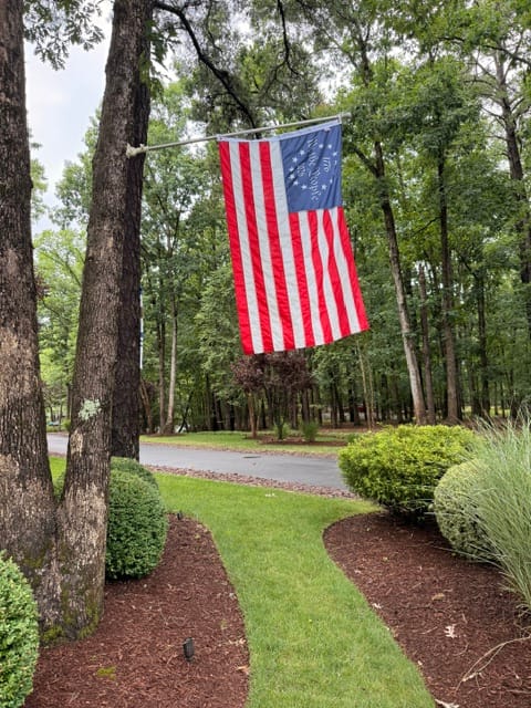 Customer photo review of NEW! We The People Betsy Ross Flag - Fully Printed Nylon