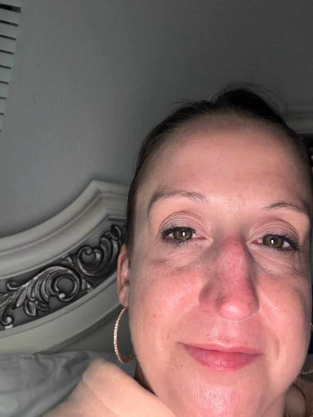 Customer photo review of Vega tricolor Blue Prescription Colored Contact Lenses