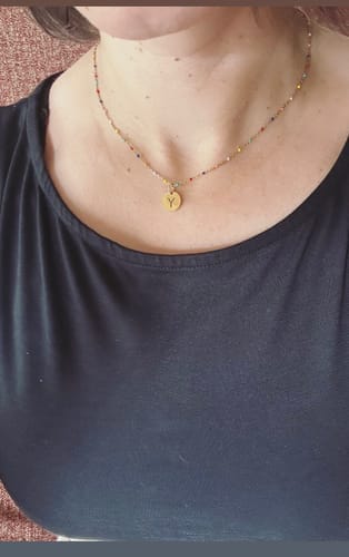 Customer photo review of Collar Letras ABC