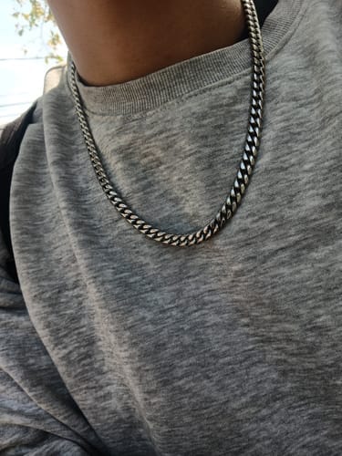 Customer photo review of Cadena Cuban Link 8mm