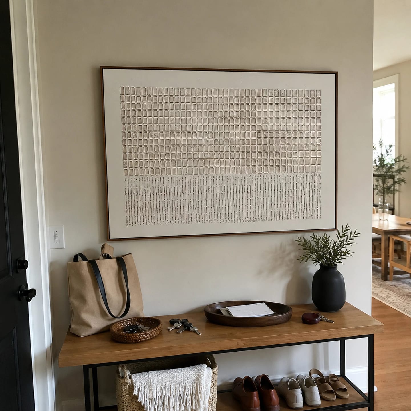 Customer photo review of Textured Wall Art ｜ Chalky-Mosaic-Groove