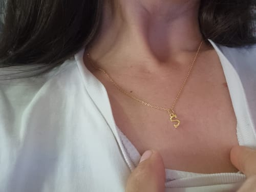 Customer photo review of Collar Letritas