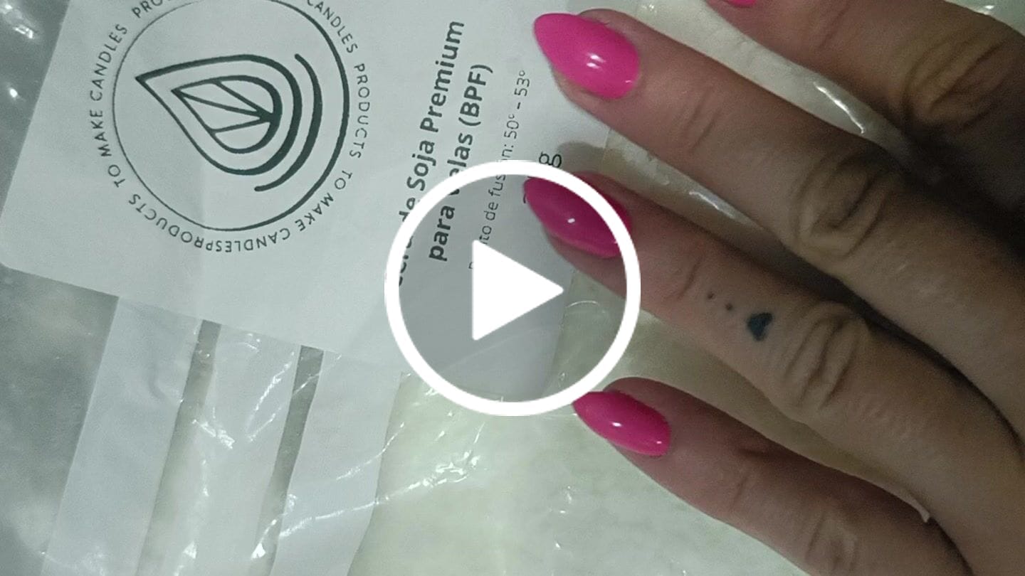 Customer video review of Cera de Soja Premium para Velas (BPF)
