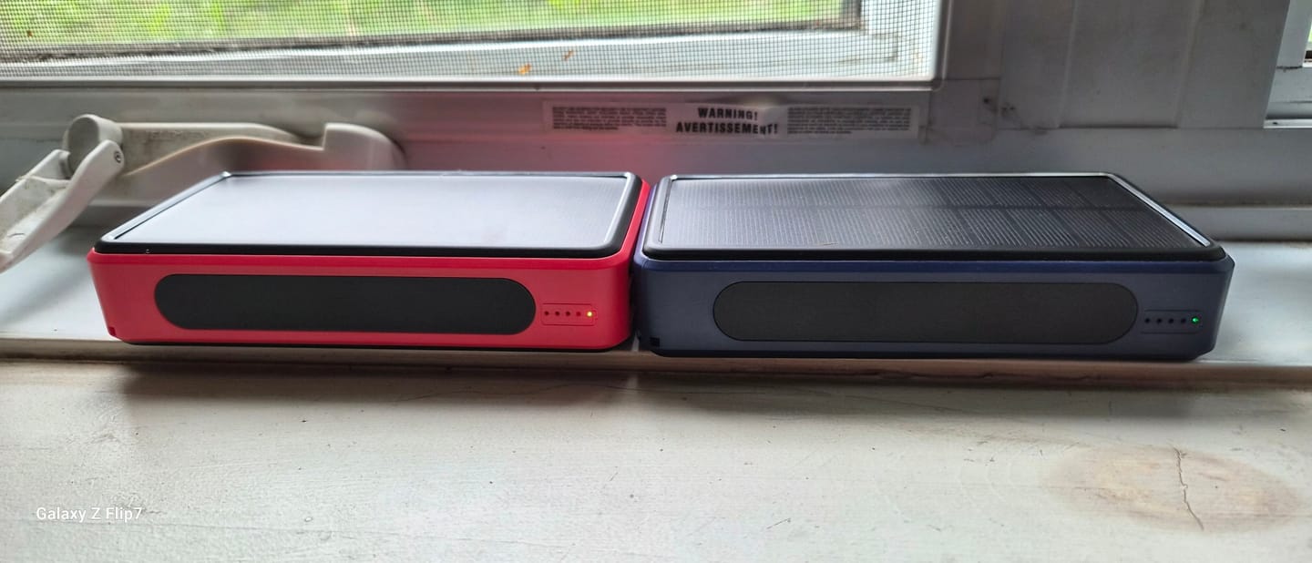 Customer photo review of Ultimate Wireless Waterproof Solar Powerbank 50,000 mAh