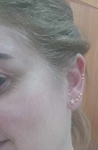 Customer photo review of Pendiente Ear Cuff - Ideal
