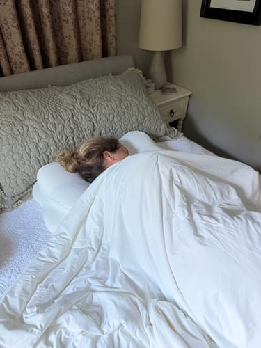 Customer photo review of CloudAlign™ Pillow