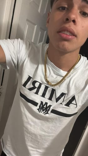 Customer photo review of Cadena Cuban Link Oro 8mm