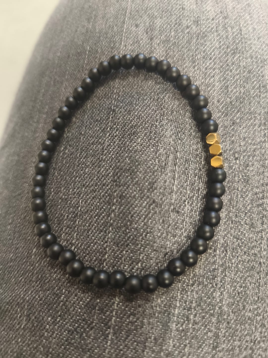 Customer photo review of Obsidian Armband