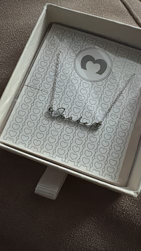 Customer photo review of Collar My Name - Personalizado