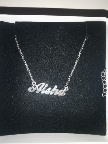 Customer photo review of Collar Nombre - Personalizado