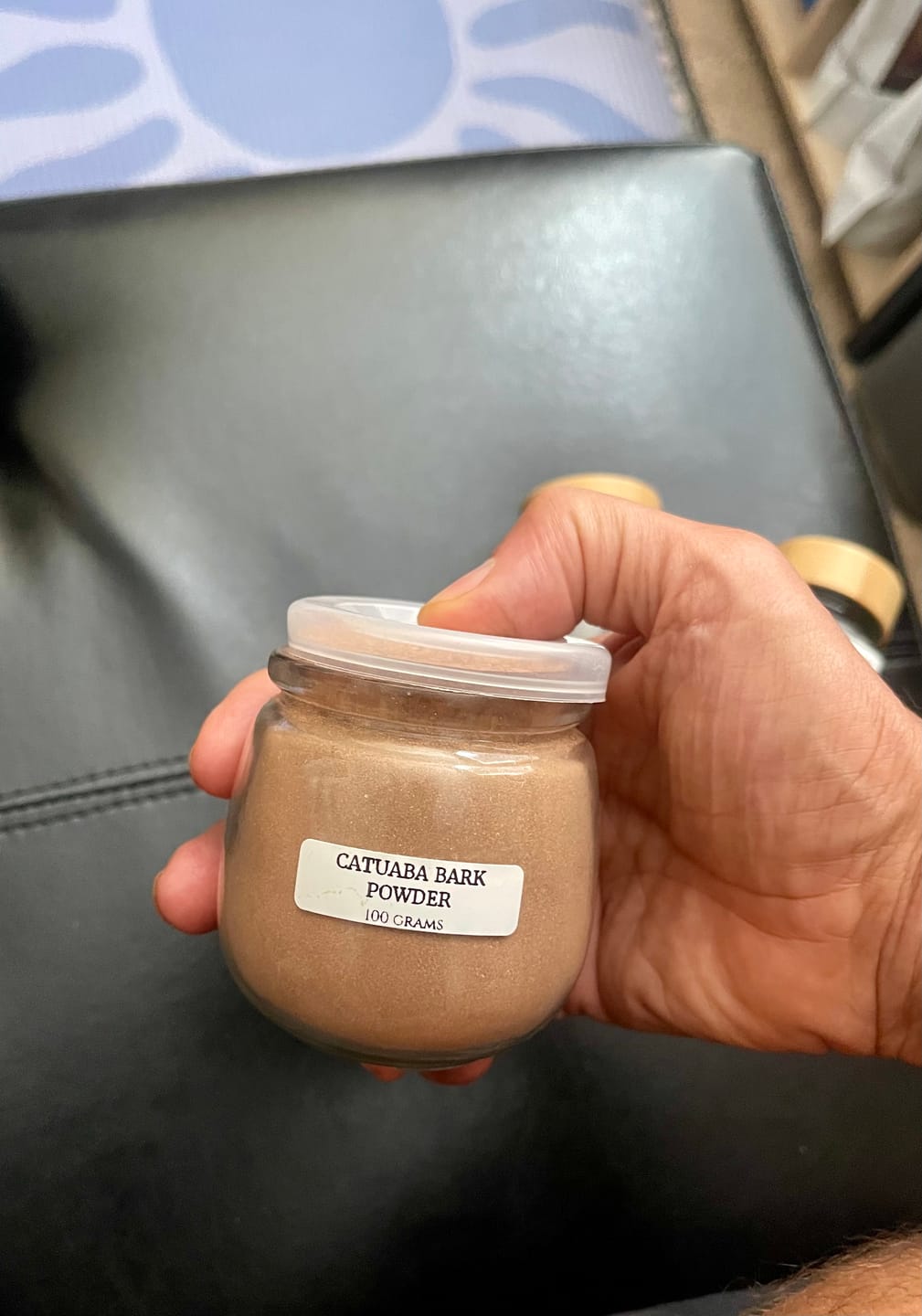 Customer photo review of Catuaba Bark Powder 100 grams - Medicinal Aphrodisiac