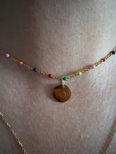 Customer photo review of Collar Letras ABC