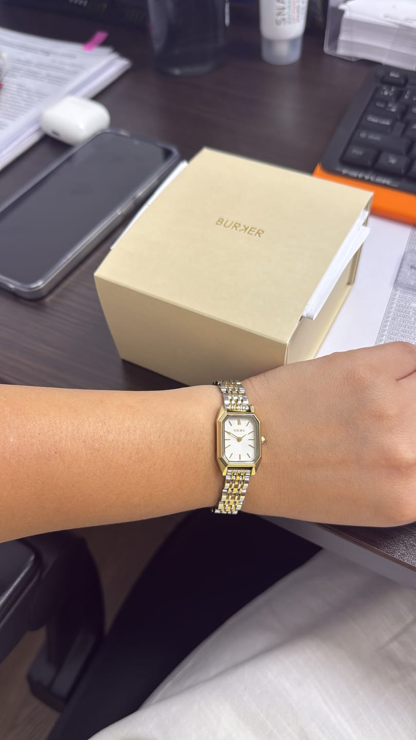 Customer photo review of Isabell Petite Gold Silver