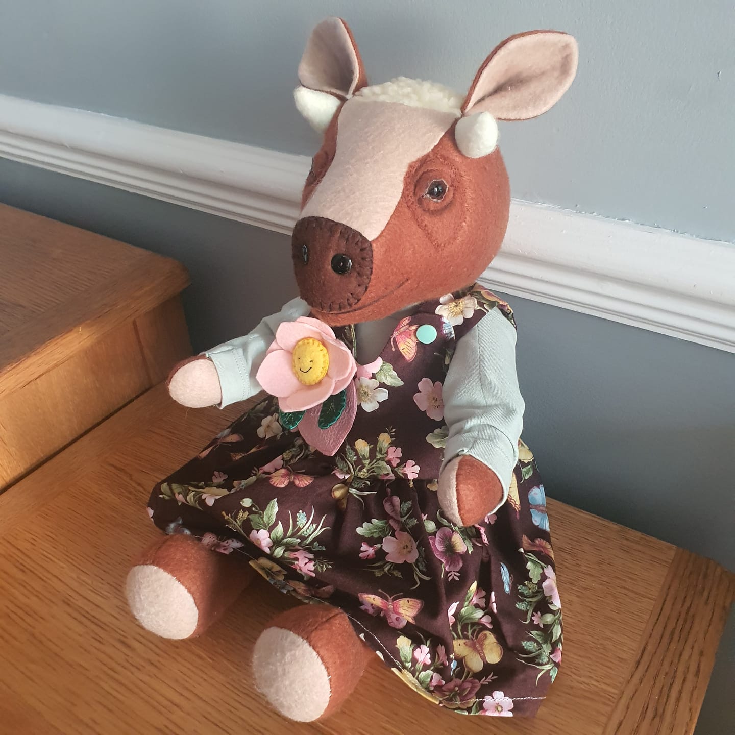 Customer photo review of Cow Play Doll  PDF Pattern and Video Tutorial