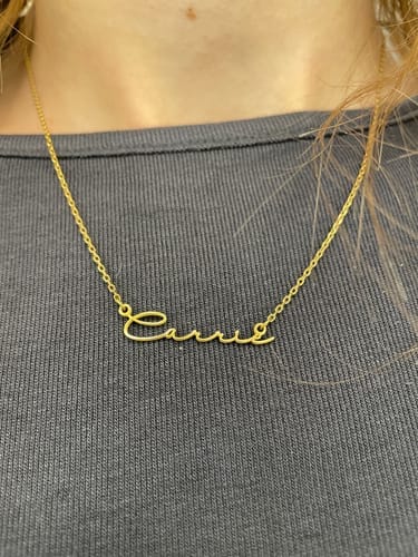Customer photo review of Collar My Name - Personalizado