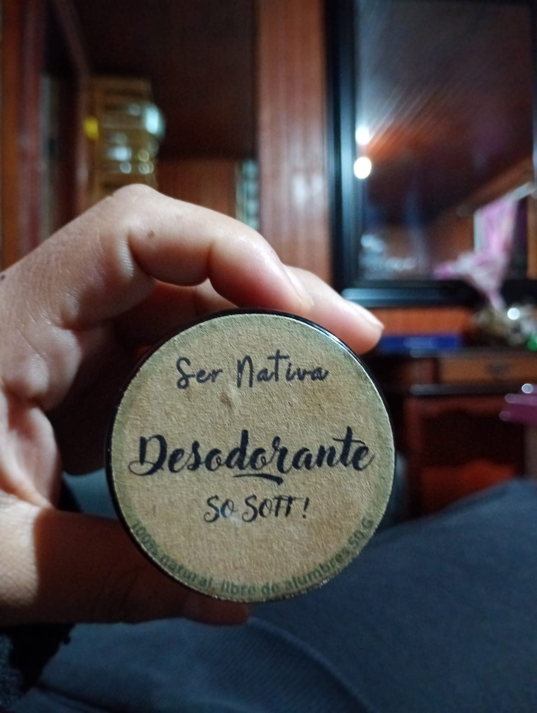 Customer photo review of Desodorante natural So Soft