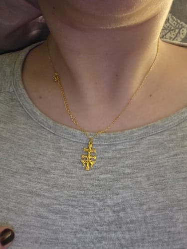Customer photo review of Collar Cruz de Caravaca