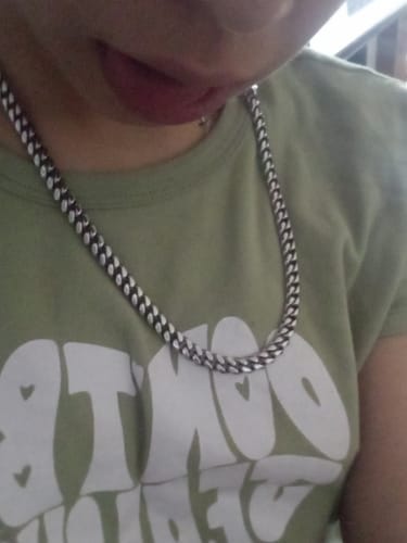 Customer photo review of Cadena Cuban Link 8mm