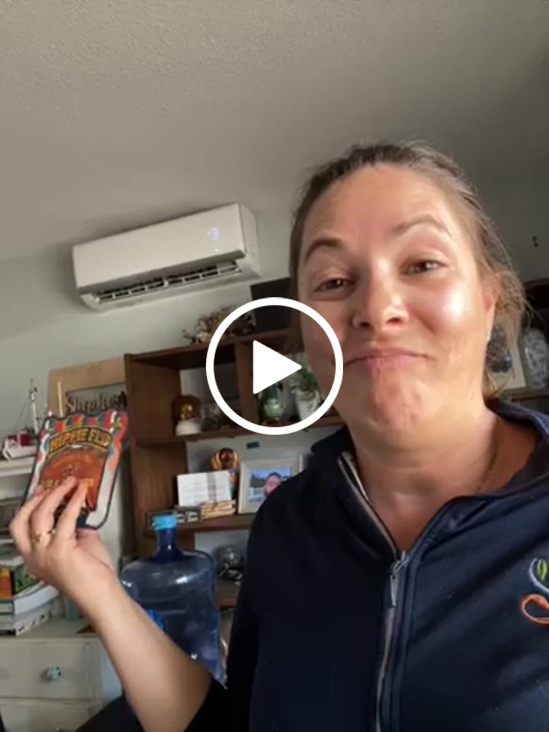 Customer video review of Hippie Flip Mushroom Gummies