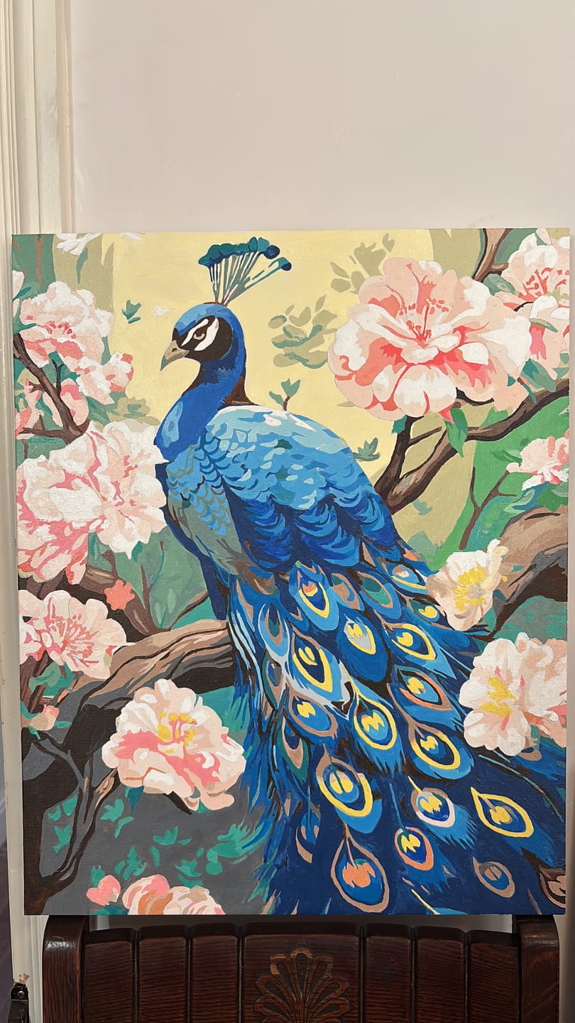Customer photo review of Charming Peacock