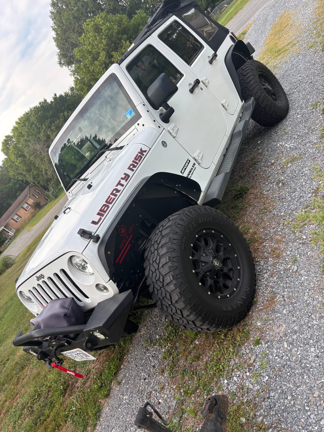 Customer photo review of Hood Lettering | Set of 2