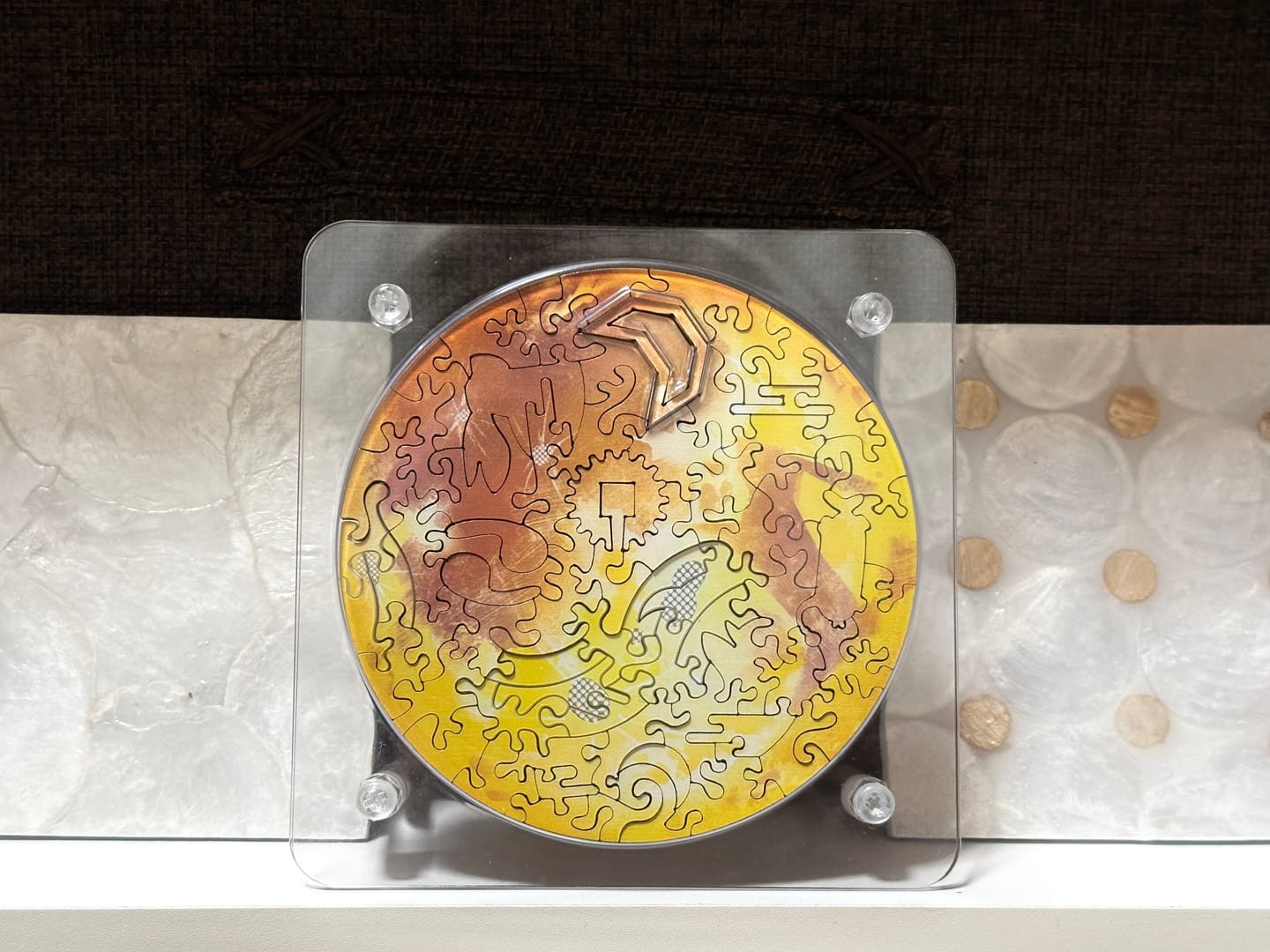 Customer photo review of 宇宙の破片 MOON 月と専用フレームセット