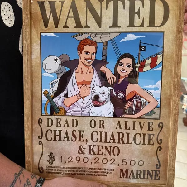 Customer photo review of Custom 'One piece' Wanted Poster