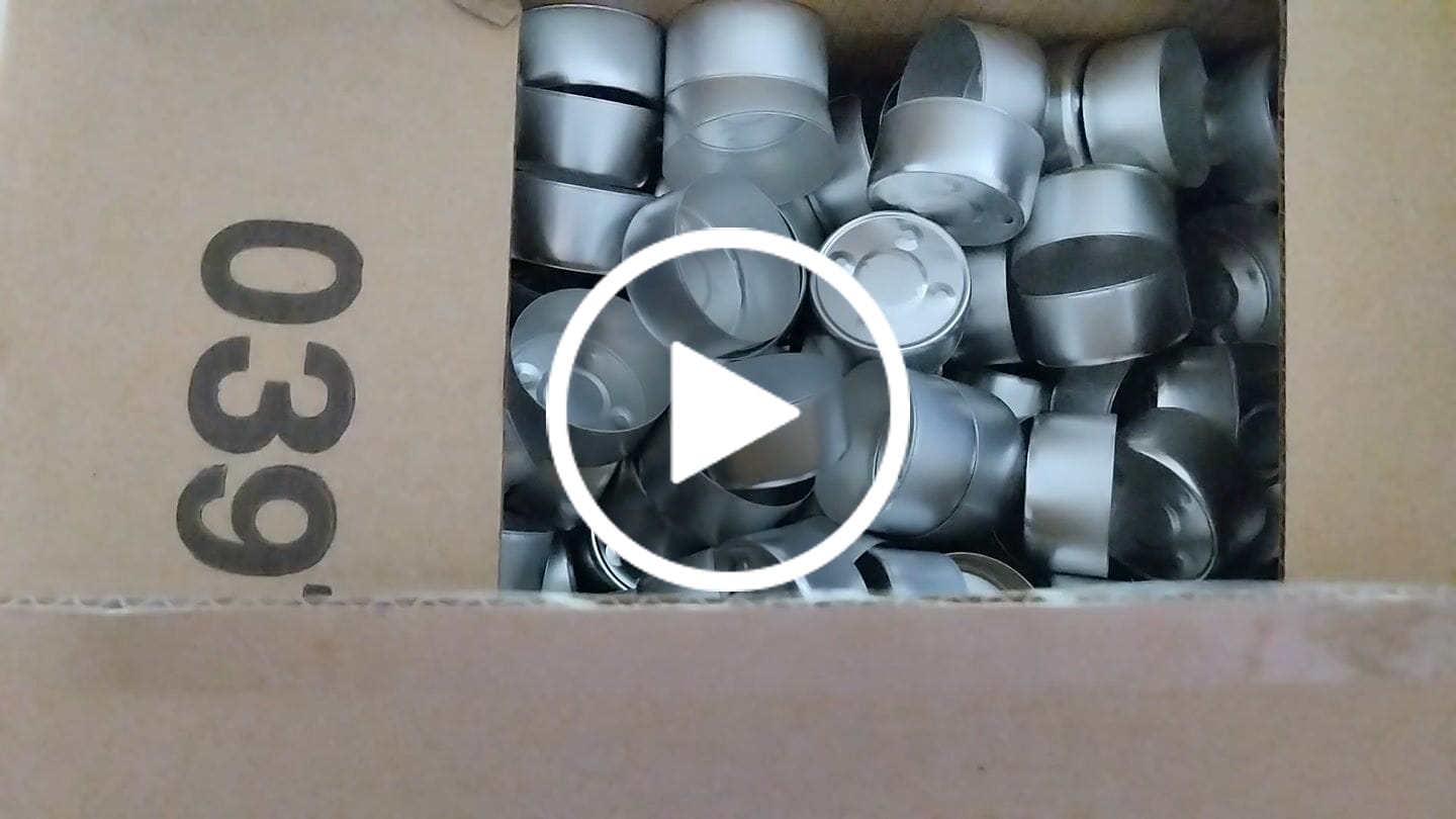 Customer video review of ENVASES PARA VELAS DE TÉ