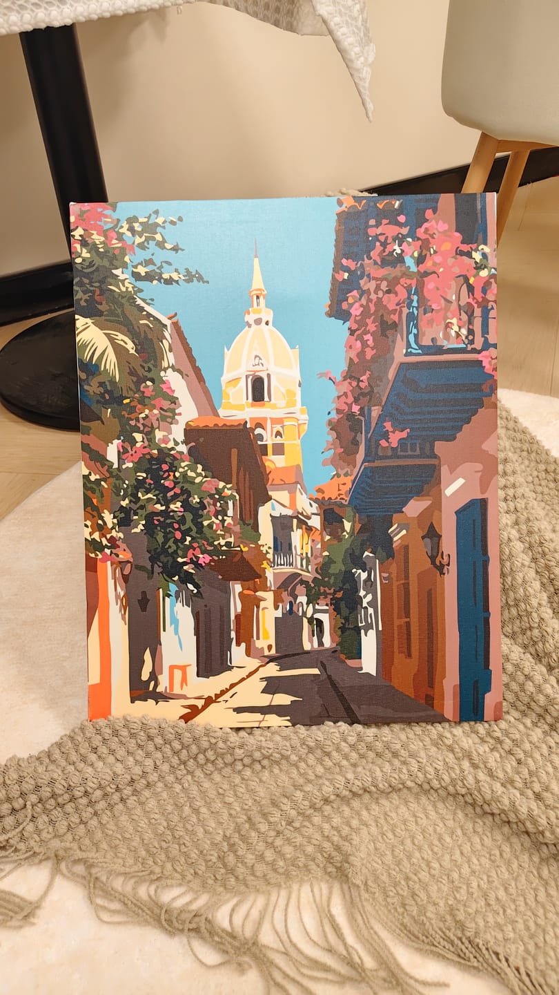 Customer photo review of Cartagena | Paint by Number