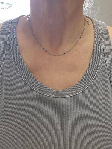 Customer photo review of Collar Letras ABC