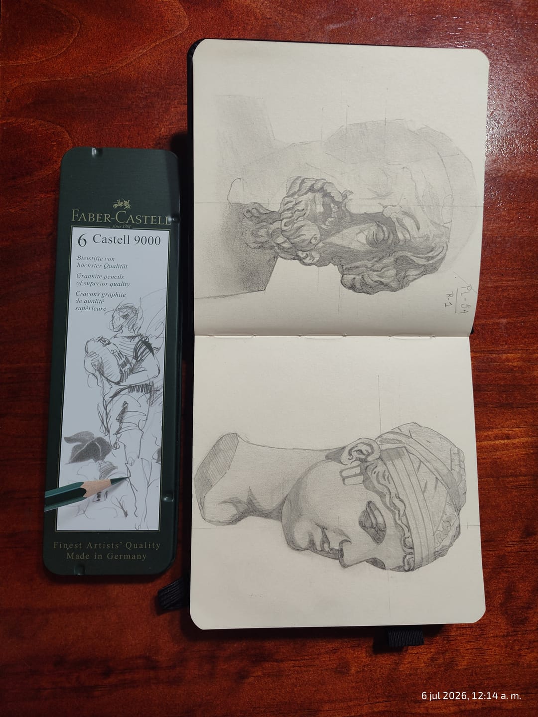 Customer photo review of Faber-Castell 9000 - Set 6 Lápices Grafito