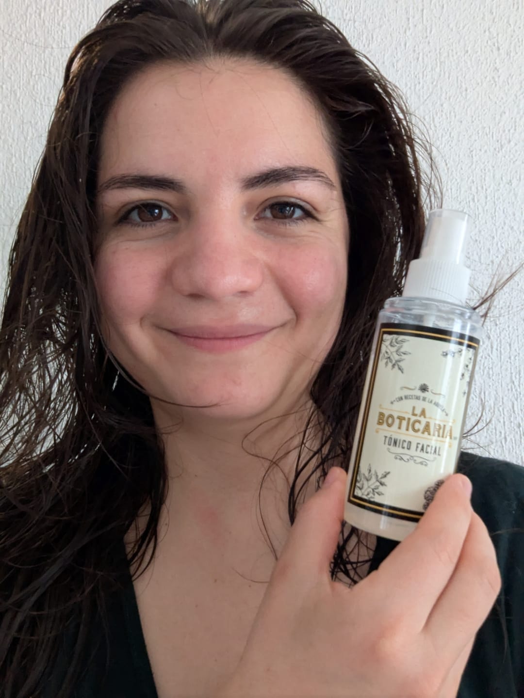 Customer photo review of Tónico Facial Hidratante 150ml
