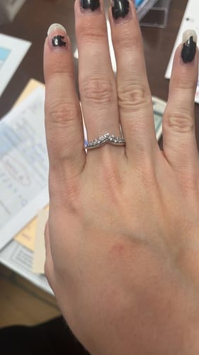 Customer photo review of Anillo Corona Circonitas