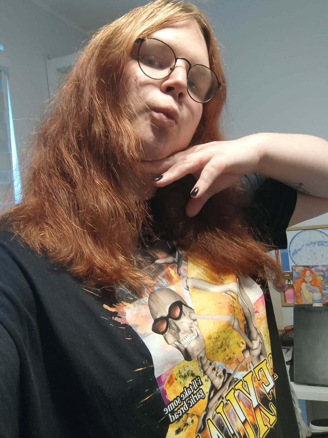 Customer photo review of Hardcore Asexual Unisex t-shirt